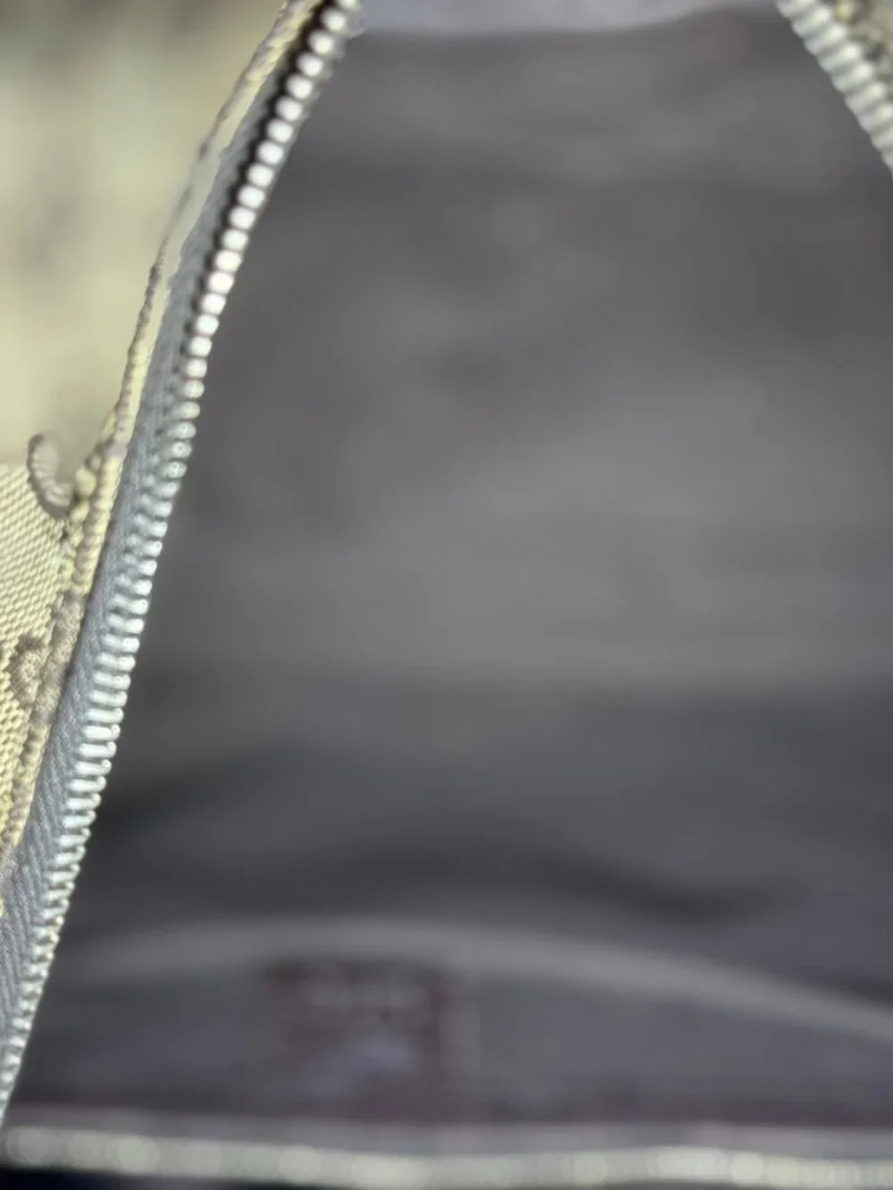 GUCCI VINTAGE GG CANVAS HORSEBIT HOBO BAG